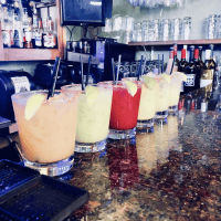 line of drinks