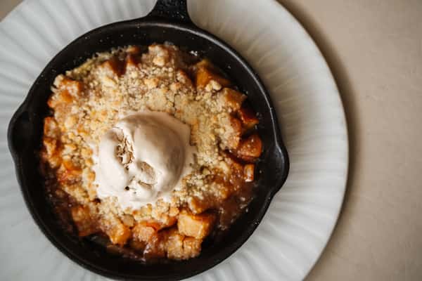 peach cobbler