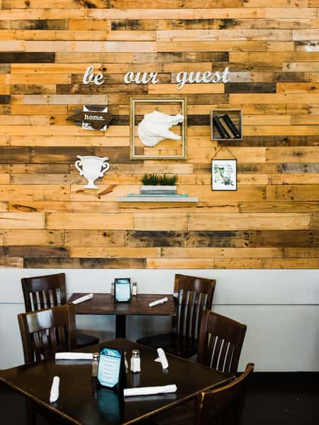 interior dining and wall decor