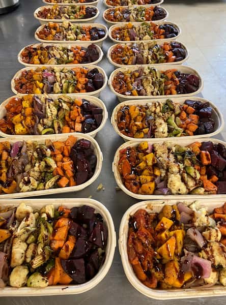 roasted veggie buddah bowl