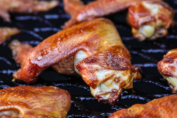 bbq cook wings