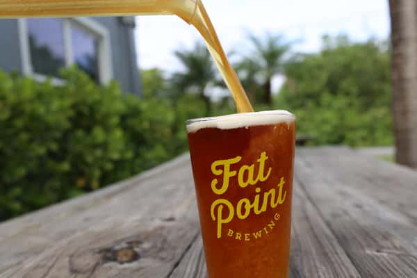 Fat Point Brewing glass cup