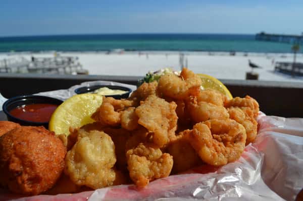 fried shrimp and fish