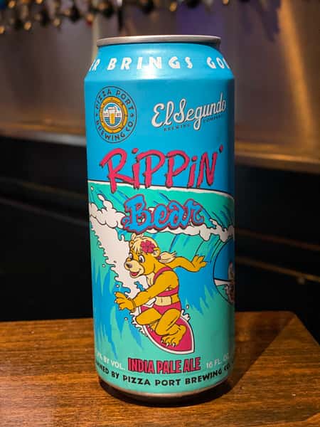 Rippin Bear IPA - "Collab" Pizza Port & El Segundo Brewing - 7.2% Can