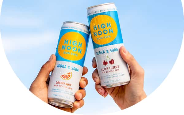 High Noon Sun Sips *Vodka & Soda* Seltzer- 4.5% Can