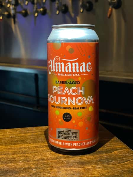 Peach Sournova Barrel-aged - Almanac Brewing - 5.3 % Can