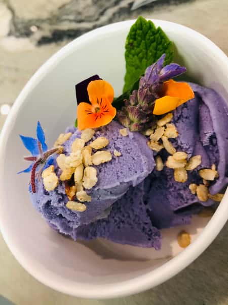Ube Macapuno Ice Cream