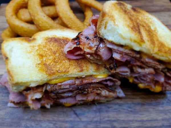 Grilled Ham and Cheese Sandwich