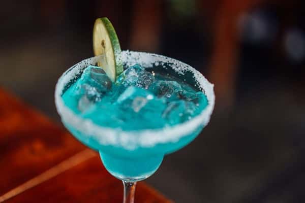blue cocktail