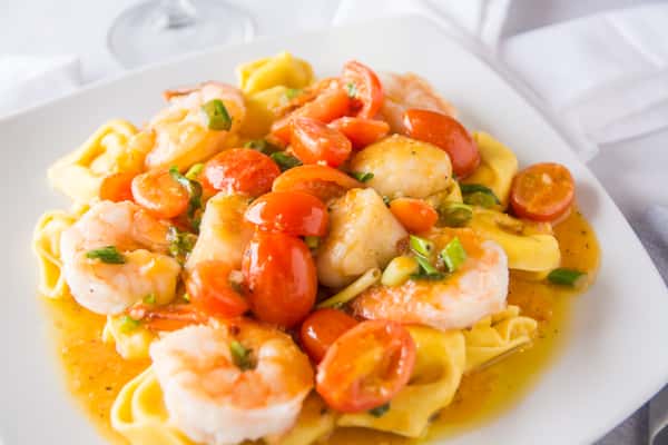 shrimp and scallop tortellini