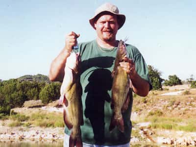 man holding fish