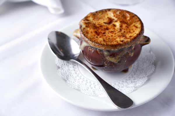 Gratinée à l 'Oignon