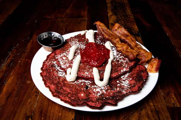 Red Velvet Pancakes