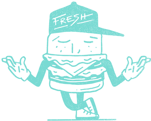 Burger Mojo mascot