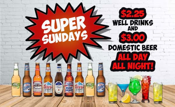 Super Sunday Beer Specials