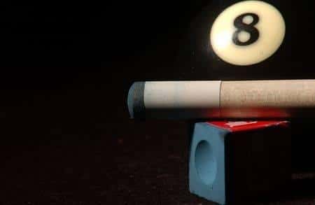 8 ball and cue stick