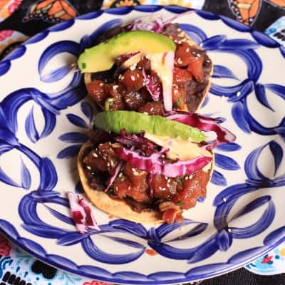Tuna Tostada