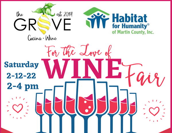 For the Love of Wine- a Wine Fair to Benefit Habitat for Humanity