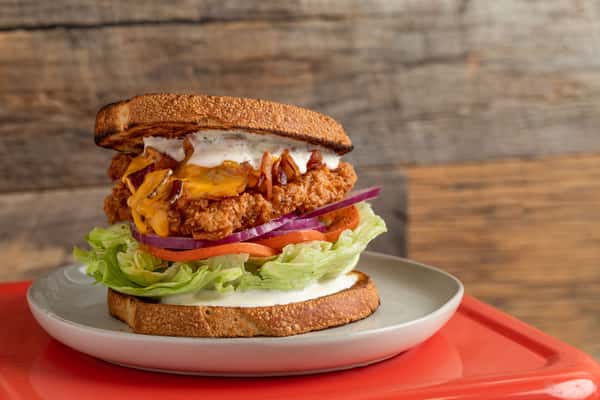 Fried Farm Bird Sandwich