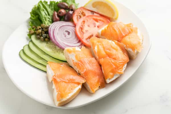 Lox on a bagel