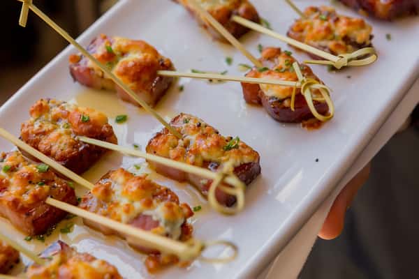 chef tommy's bacon passed appetizer