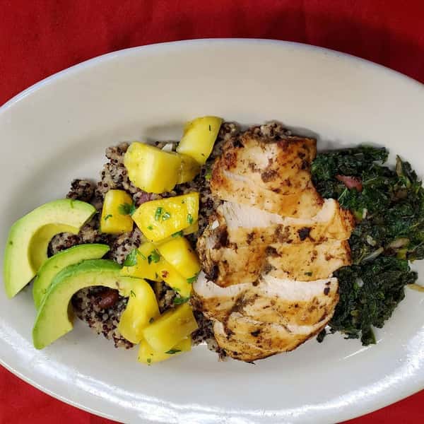 jerk chicken bowl