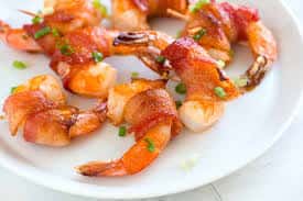 Bacon Wrapped Asian Shrimp