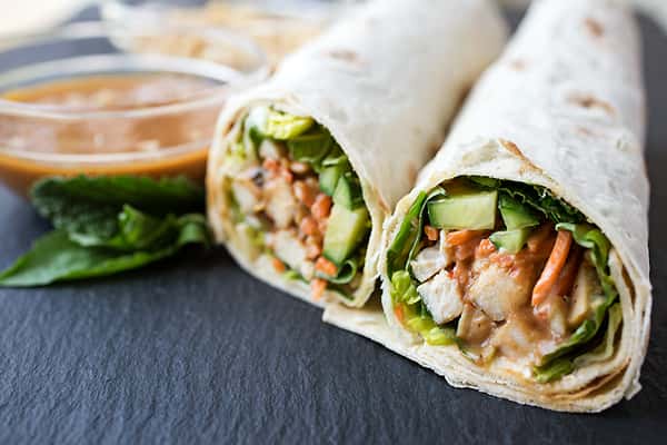 Thai Chicken Wrap