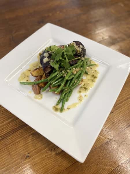 Lime butter basted chicken