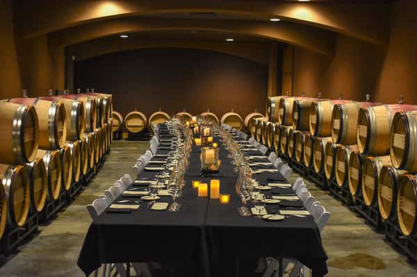 Table Set at Winery
