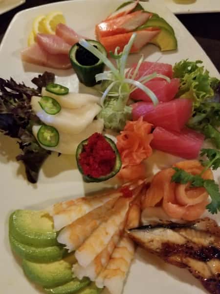 Sushi menu Wahoos Fish House Seafood Restaurant in Murrells Inlet, SC