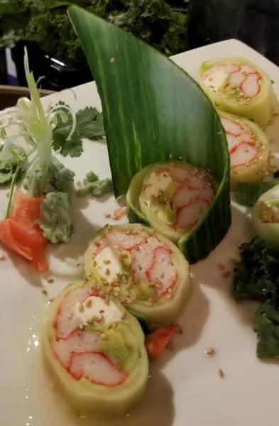 Sushi menu Wahoos Fish House Seafood Restaurant in Murrells Inlet, SC