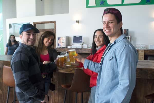 cheers with beer