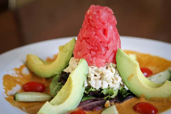 Tuna, Crab & Avocado Tower