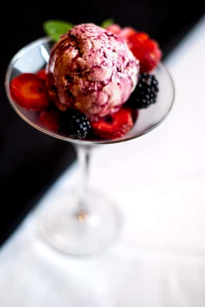 Berried-n-Cream Cheese Martini