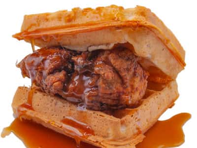 Chicken and Waffle Sandwich