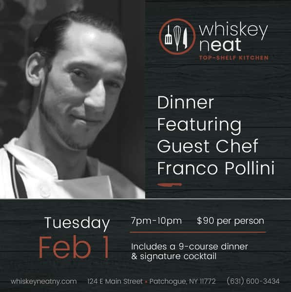 Dinner with Guest Chef Franco Pollini