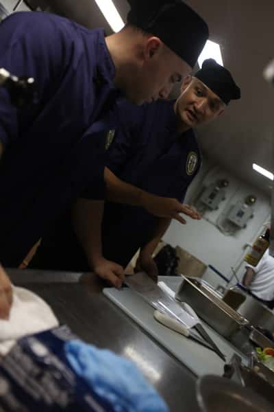 chefs in kitchen