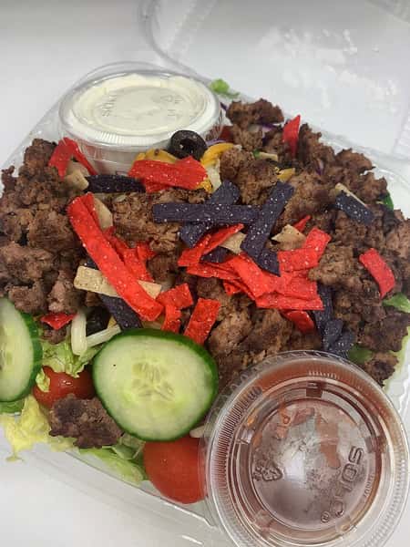 beef with tortilla chips