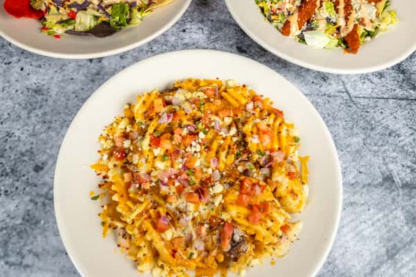 Pot Roast Waffle Fry Nachos