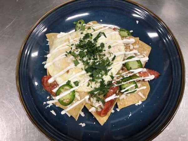 Chilaquiles con Huevos
