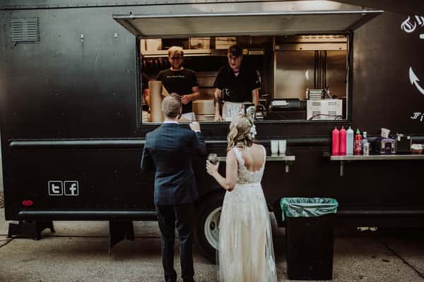 Wedding food truck catering
