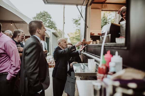 Wedding food truck catering