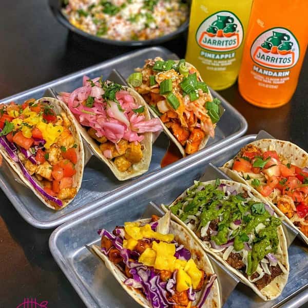 tacos and drink