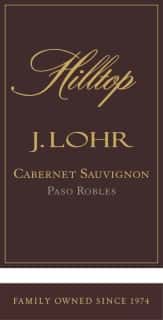 J Lohr 'Hilltop' Cabernet, Paso Robles, 2018