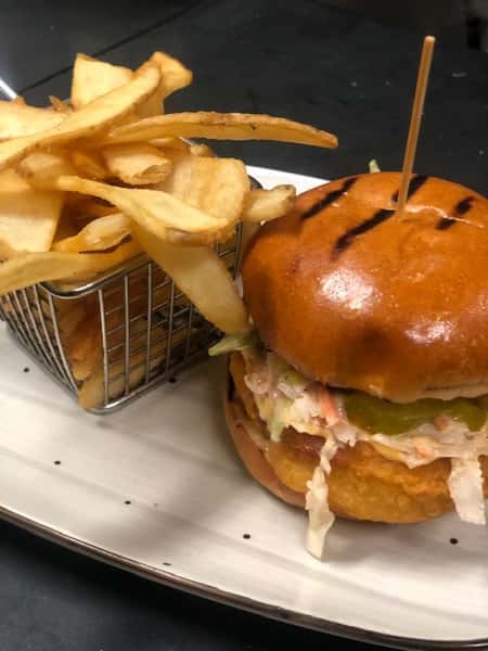 Crispy Bang Bang Chicken Sandwich