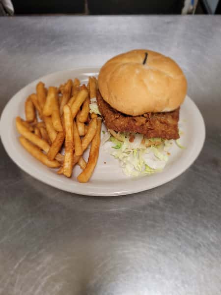 Pork Fritter Sandwich