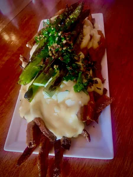 Grilled Asparagus Poutine