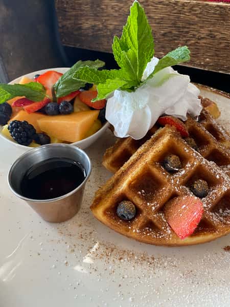 Cinnamon waffles