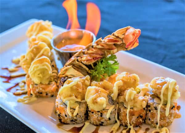 Flaming Lobster Roll